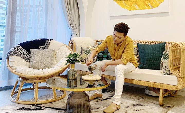 Khám phá căn hộ đẹp đến mê ly của MC Minh Tuấn