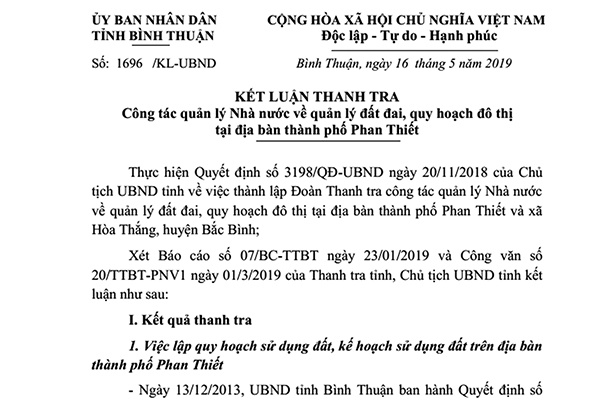 Những chiêu thức trong sai phạm về đất đai tại Phan Thiết