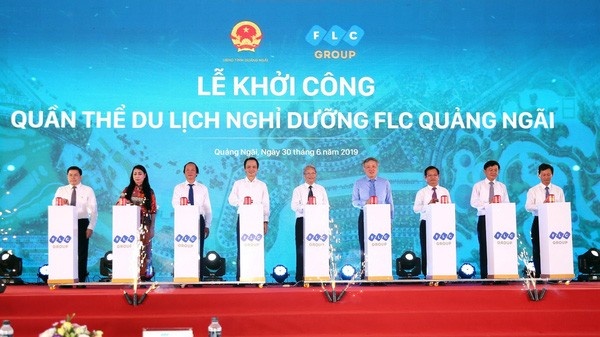 Quần thể du lịch nghỉ dưỡng FLC Quảng Ngãi chính thức khởi công