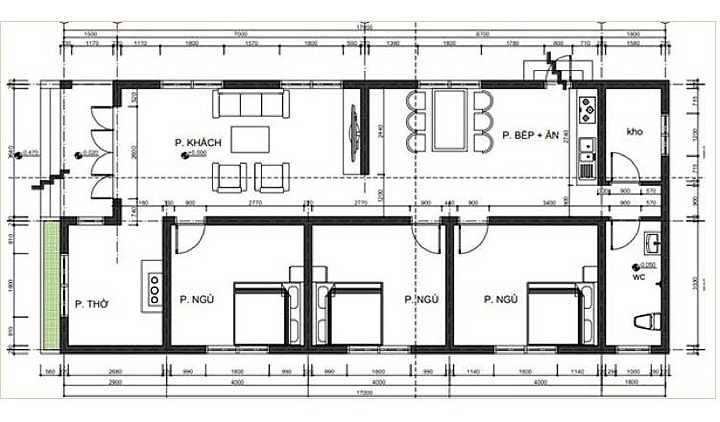 Xây dựng ngôi nhà "Mái Thái" rộng 116m2 với chi phí rẻ