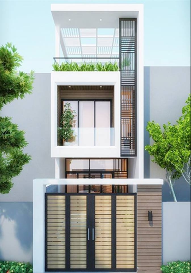 Top 6 mẫu nhà phố tầng 2 đẹp thu hút 2019
