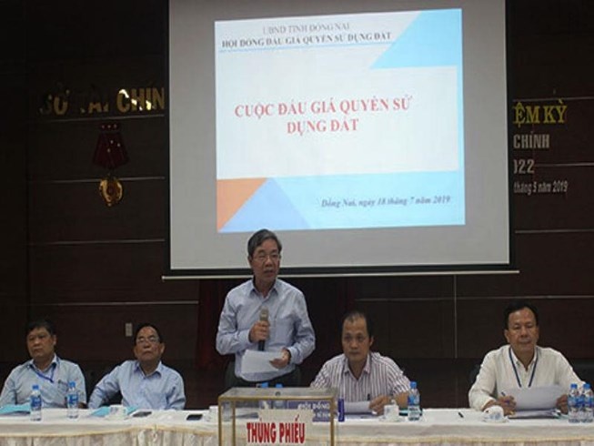 Bán đấu giá thành công khu "đất vàng" gần sân bay Long Thành