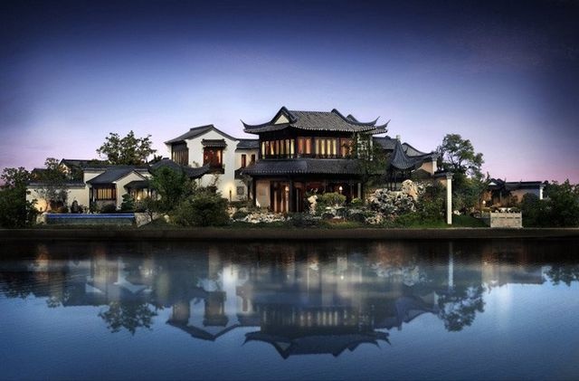 Sững sờ trước vẻ đẹp 'bước ra' từ tranh thủy mặc của biệt phủ Jack Ma