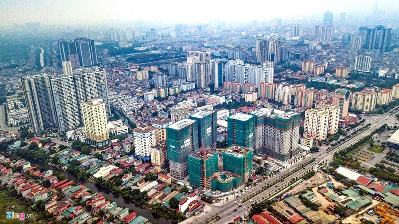 Các dự án chung cư trên trục xương sống phía tây bắc Hà Nội