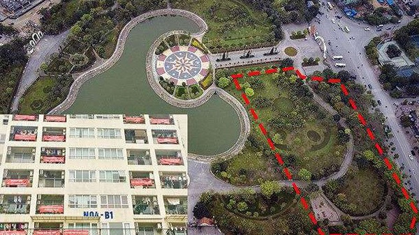 Hà Nội tạm dừng xẻ đất công viên Cầu Giấy làm bãi đỗ xe