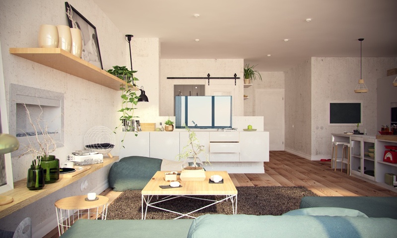 Vẻ đẹp hiện đại trong căn hộ dưới 100m2
