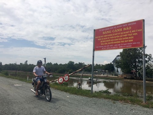 Ngang nhiên vẽ dự án trên 200ha đất công để rao bán