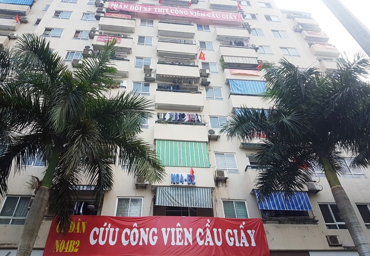 Hà Nội yêu cầu tạm dừng dự án bãi xe ngầm trong công viên Cầu Giấy