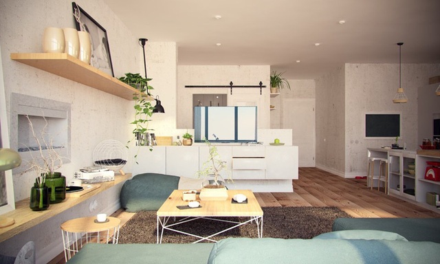 Thiết kế căn hộ 100m2 rộng như công viên