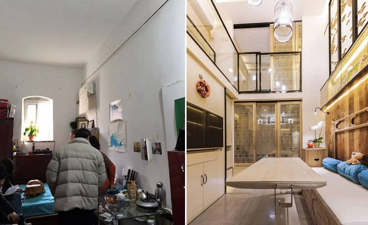 Diện tích 'siêu khiêm tốn' chỉ 19m2 nhưng ngôi nhà có 3 thế hệ sinh sống vẫn khiến người ngắm mê mẩn