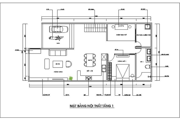 Tư vấn thiết kế nhà cấp 4 đẹp có gác lửng, diện tích 100m2