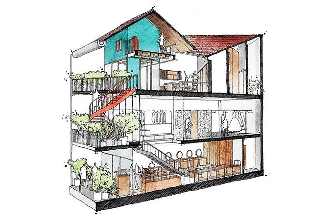 Vẻ đẹp nửa quê nửa phố trong ngôi nhà ống Đà Nẵng