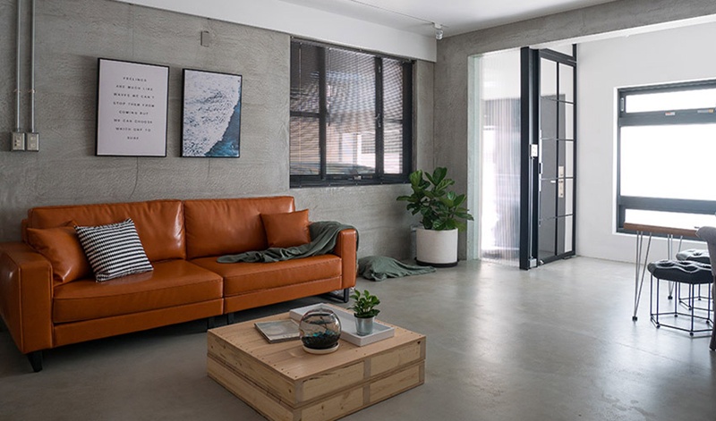 Không gian tối giản mộc mạc trong căn hộ 90 m2