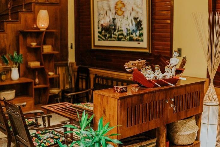 Nét kiến trúc truyền thống, có phần vương giả của homestay Indochine Townhouse