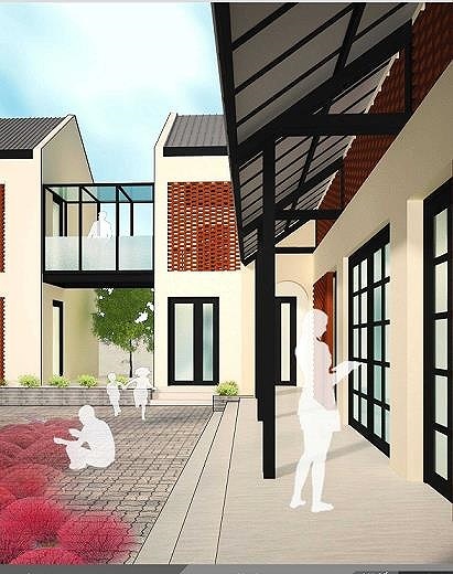 Ngôi nhà tràn ngập màu nắng của người cha dành cho thiên thần nhỏ