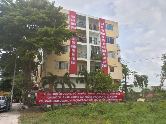 Nhà tái định cư 10 năm vẫn chưa được cấp sổ