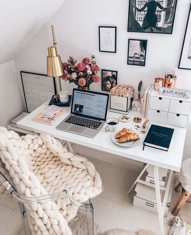 Những cách decor góc làm việc nhỏ đáng học hỏi
