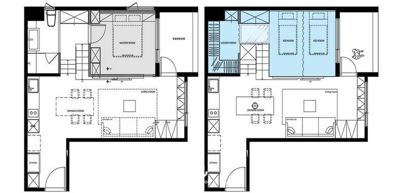 Độc đáo thiết kế tầng lửng ở 33m2 ở Đài Bắc tối ưu diện tích sử dụng