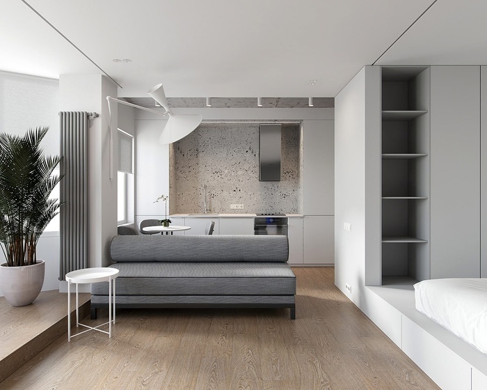 Thiết kế thông minh bên trong căn hộ 30m2