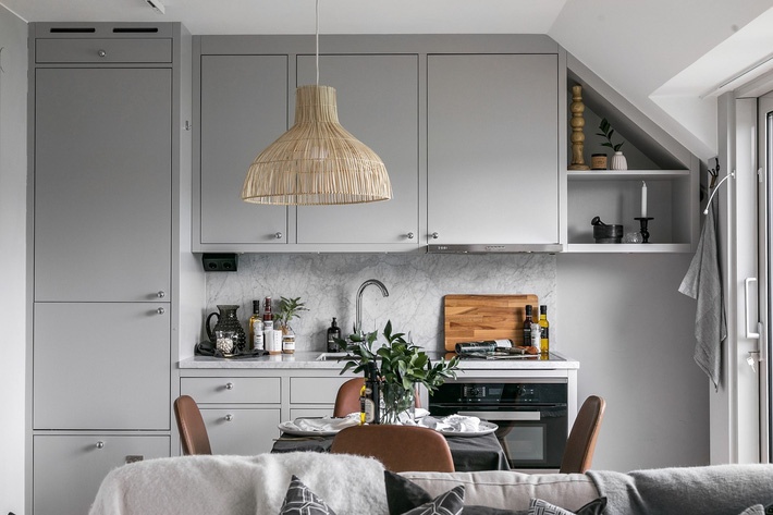 Ấn tượng với phong cách Nga sang trọng bên trong căn hộ 38m2