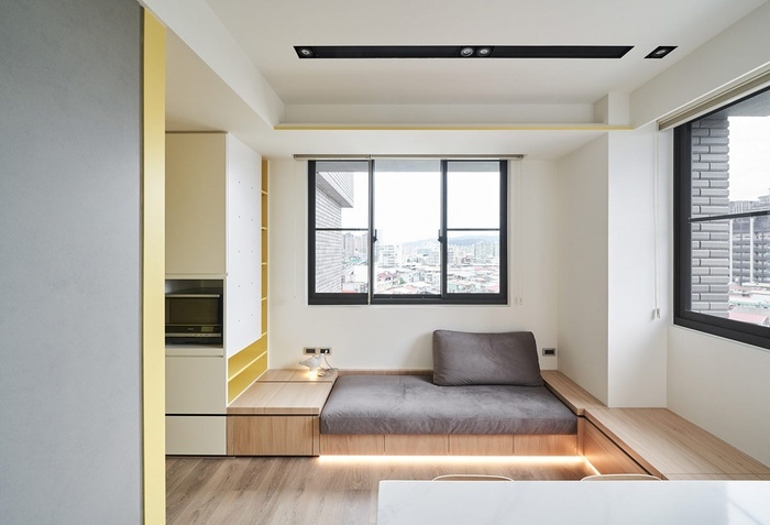 'Trầm trồ' với thiết kế không gian thông minh của căn hộ nhỏ 30m2
