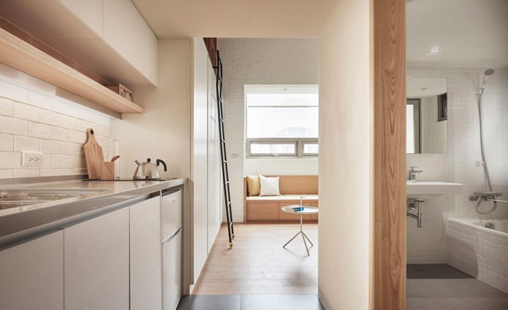 Ngỡ ngàng trước thiết kế thông minh trong căn hộ nhỏ 22m2