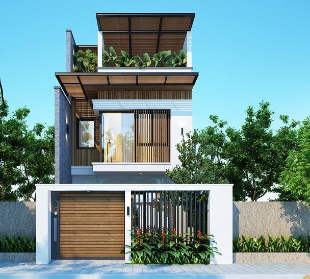 Mẫu nhà phố 3 tầng hiện đại được nhiều người yêu thích