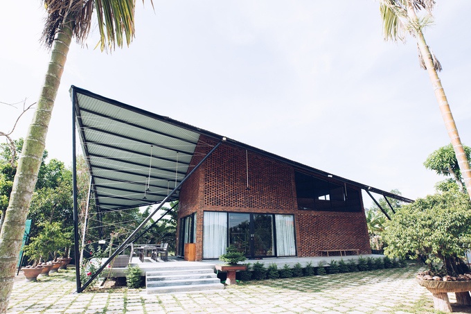 Ngôi nhà cánh diều lạ mắt của gia đình miền Trung