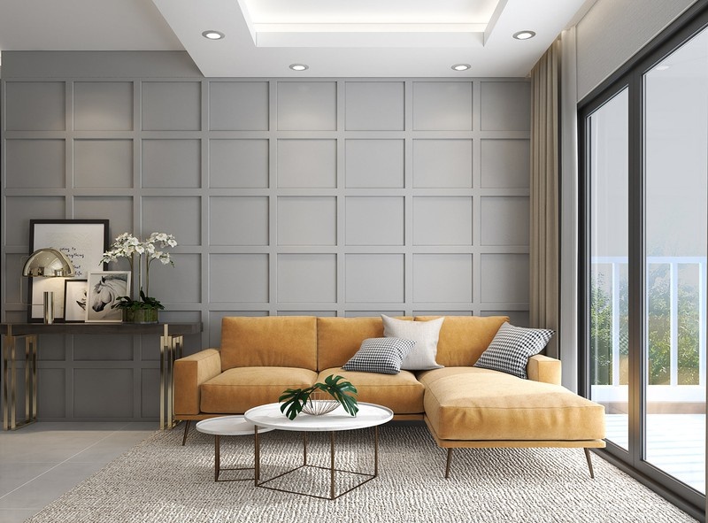 Ấn tượng với không gian sang chảnh bên trong căn hộ 2 phòng ngủ