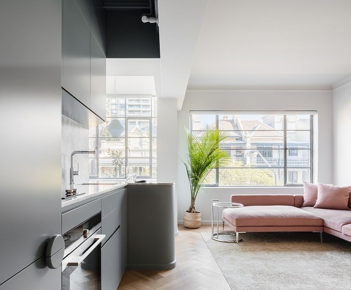 Căn hộ nhỏ vùng ngoại ô Sydney với thiết kế nội thất độc đáo