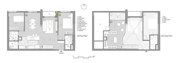 Tư vấn cải tạo căn hộ 95m2 theo phong cách hiện đại pha cổ điển