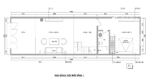 Tư vấn thiết kế nhà 2 tầng, 1 lửng phong cách Pháp với giá 800 triệu