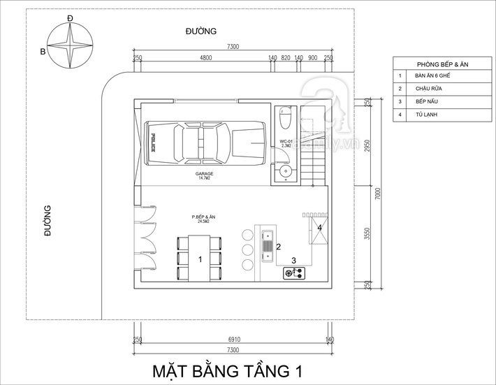 Tư vấn thiết kế nhà 49m2 cho hộ gia đình có 6 thành viên