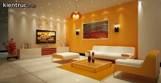 Thiết kế nội thất phòng khách chung cư hợp phong thủy đón tài lộc, may mắn