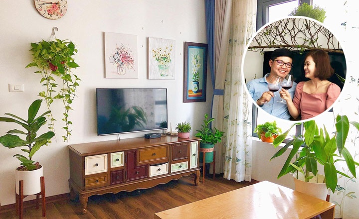 Phong cách hoài cổ bên trong căn hộ 70m2 giữa lòng Hà Nội