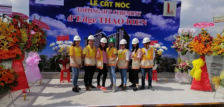 Chính thức cất nóc dự án D'Edge Thảo Điền Quận 2