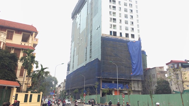 Hà Nội muốn hoàn thành tháo dỡ công trình 8B Lê Trực trong năm 2019