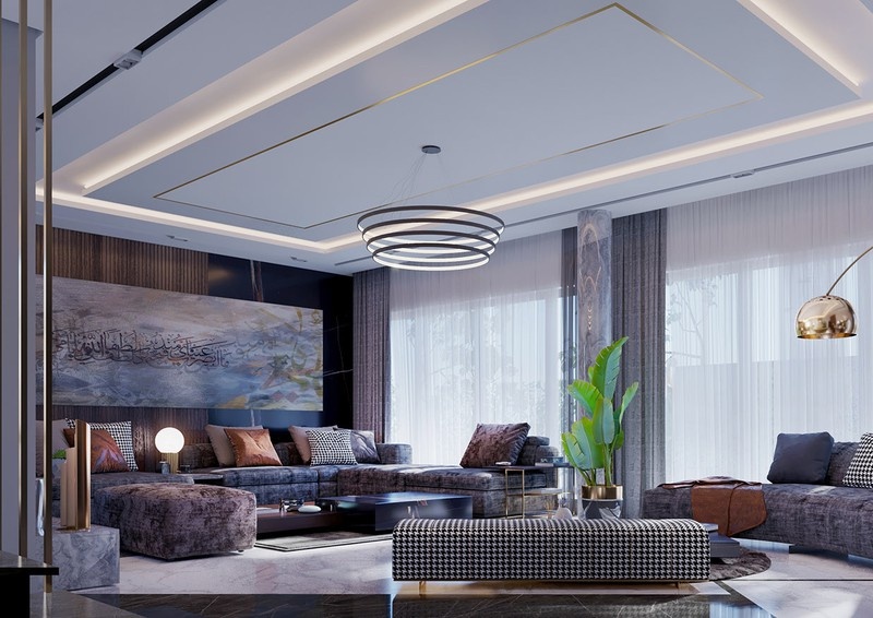 Thiết kế nội thất sang trọng trong biệt thự 200m2