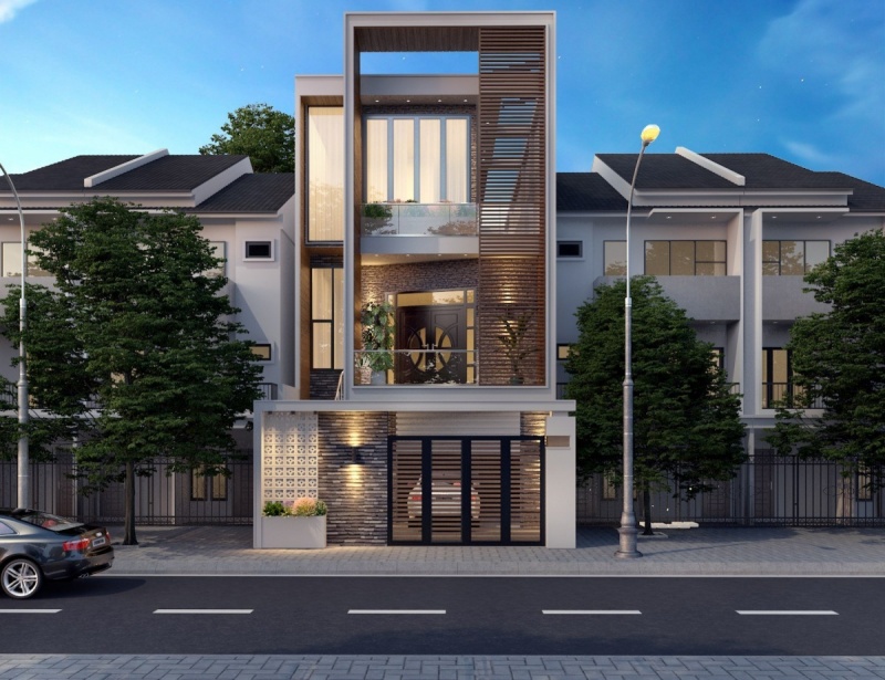 10 mẫu thiết kế nhà ống 3 tầng hiện đại, dễ ứng dụng » Thông tin Dự án - Cập nhật tin tức Bất Động Sản mới nhất 20 10 mau thiet ke nha ong 3 tang hien dai de ung dung 19