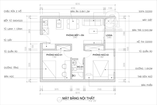 Tư vấn cải tạo căn hộ tập thể cũ theo phong cách hiện đại