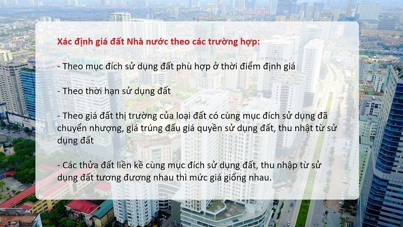Bảng giá đất dùng trong trường hợp nào?