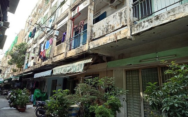 Năm 2020, TP.HCM sẽ xây lại 15 chung cư thuộc diện nguy hiểm