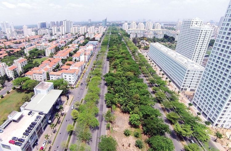 Diện mạo đô thị khang trang tạo đà cho BĐS khu Nam TP.HCM bứt phá