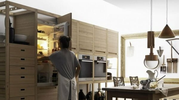 Bếp gỗ tự nhiên- Đẳng cấp của sự sang trọng