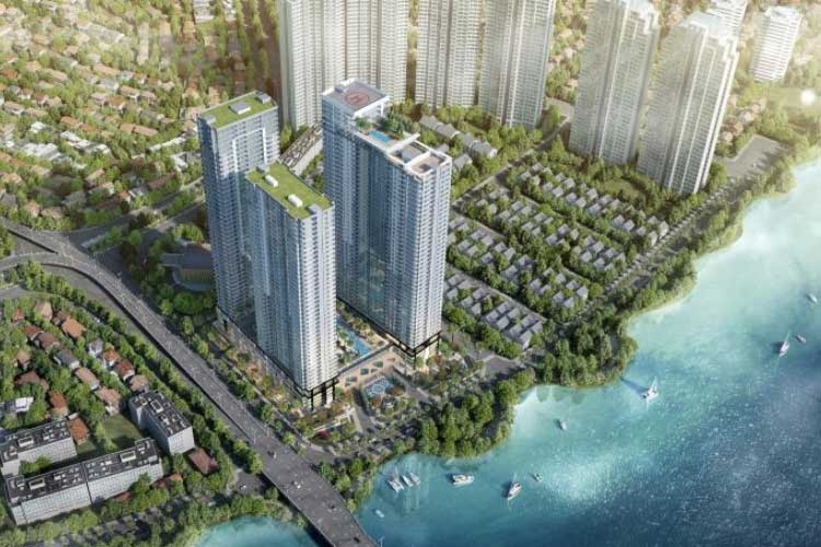 Tiến độ dự án Sunwah Pearl thời điểm đầu tháng 02/2020