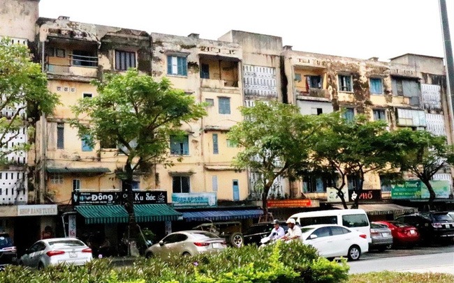 Khu chung cư hơn 40 năm tuổi tại Huế vẫn chưa được cải tạo