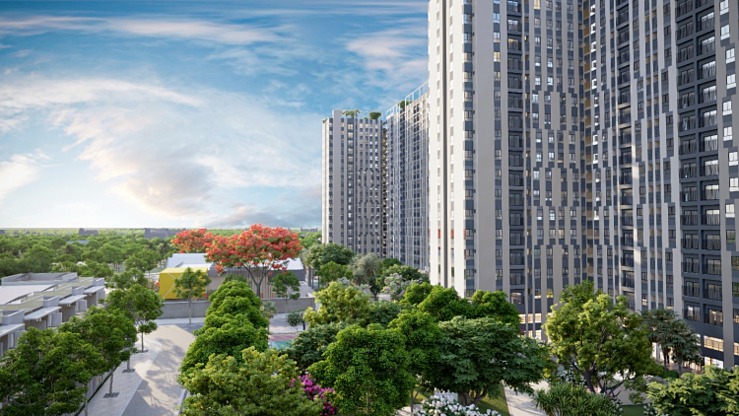 50.000m2 được dành riêng cho cây xanh mặt nước tại khu căn hộ Picity High Park