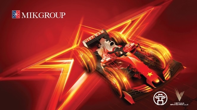 Khán đài F1 gọi tên thương hiệu bất động sản nào?