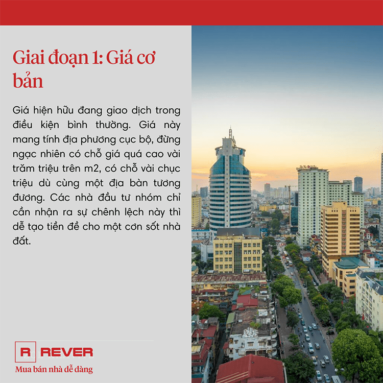Bất động sản tăng giá vào những giai đoạn nào?