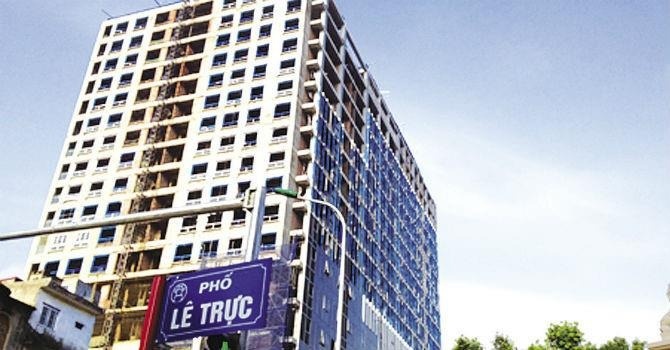 Chưa biết bao giờ cưỡng chế xong dự án 8B Lê Trực